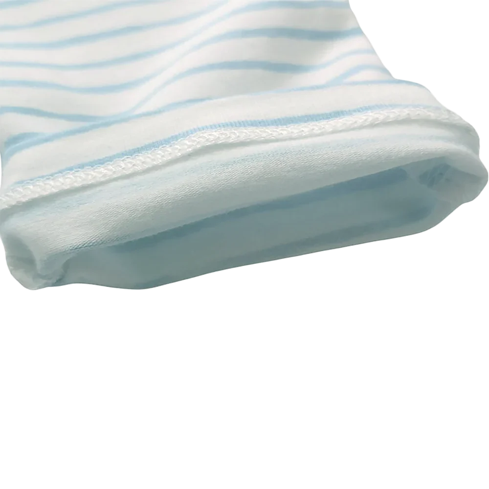 VAUVA Vauva Baby Organic Cotton Stripes Pants - Blue Fashion