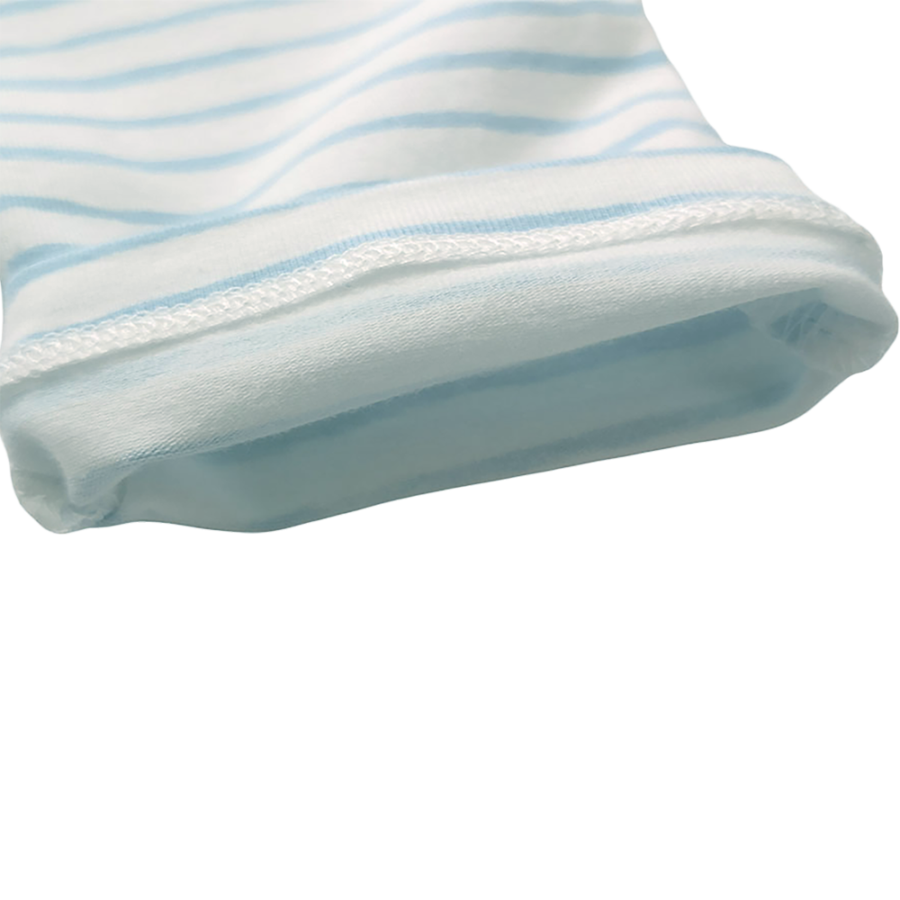 VAUVA Vauva Baby Organic Cotton Stripes Pants - Blue Fashion