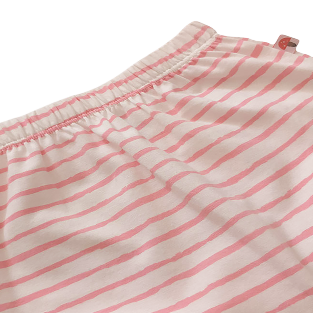 Vauva Baby Organic Cotton Stripes Pants - Pink