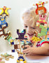 Leo & Friends Leo & Friends - Balance Stacking Blocks Wooden Toy