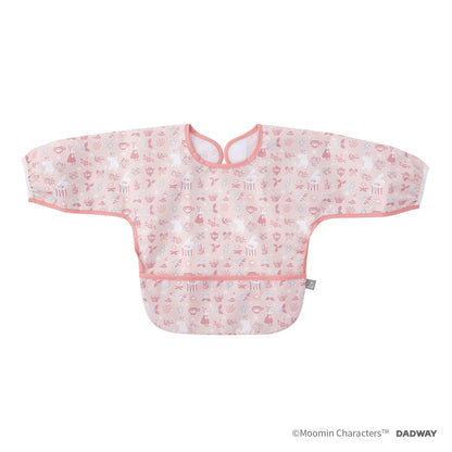 Moomin Baby Moomin Baby Meal Long Sleeve Bib Shapes Pink Tops