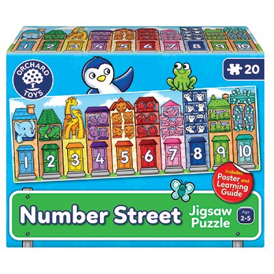 Orchard Toys Orchard Toys - 20 Piece Big Number Street Jigsaw Puzzle Games