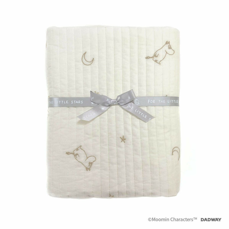 Moomin Baby Quilt Blanket L/White