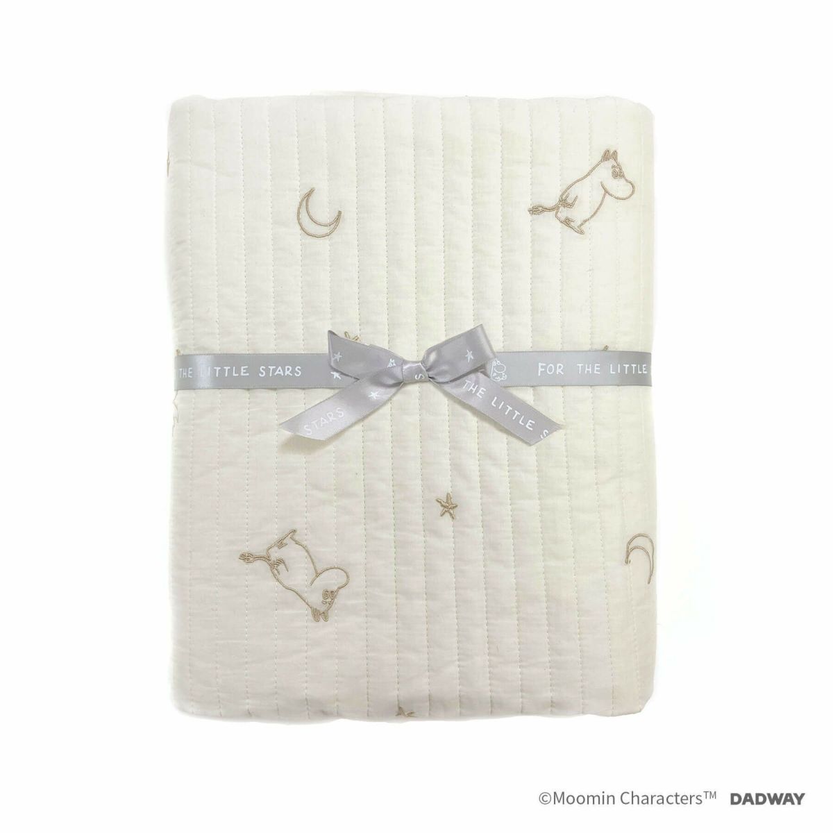Moomin Baby Quilt Blanket L/White product image 1