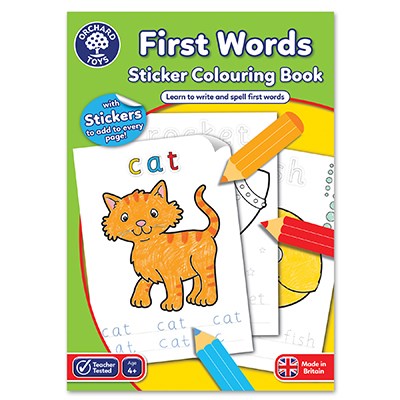 Orchard Toys - First Words Colouring Book product image 1