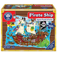 Orchard Toys - Pirate Ship Jigsaw Puzzle And Poster