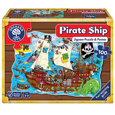 Orchard Toys Orchard Toys - Pirate Ship Jigsaw Puzzle And Poster Puzzles