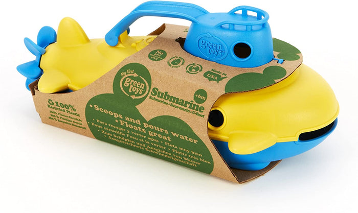 Green Toys - 潛水艇玩具（藍色手柄）