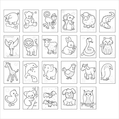 Orchard Toys Orchard Toys - Animals Colouring Book Smart Toy