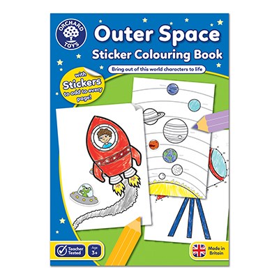 Orchard Toys Orchard Toys - Outer Space Colouring Book Smart Toy