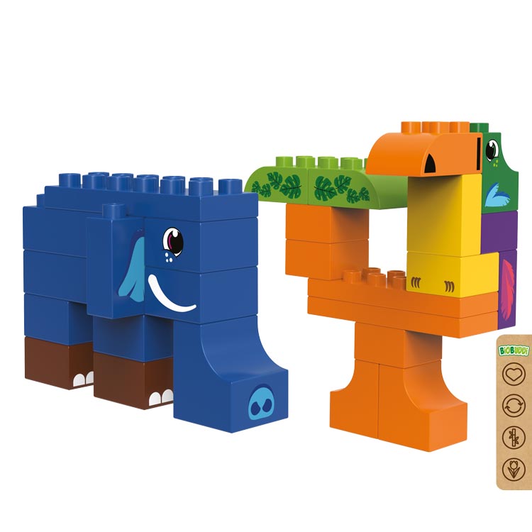 BiOBUDDi BiOBUDDi Jungle Wooden Toy