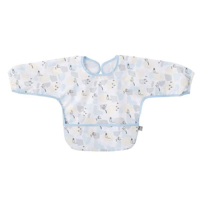 Moomin Baby Moomin Baby Meal Long Sleeve Bib Shapes Light Blue Tops