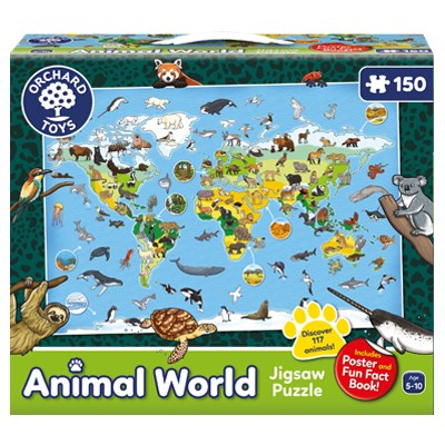 Orchard Toys Orchard Toys - Animal World Jigsaw Puzzle Puzzles