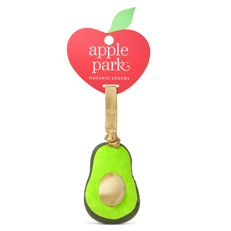 Apple Park - Organic Cotton Fruit and Veggie Stroller Toy - Avocado