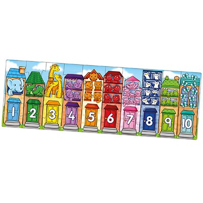 Orchard Toys - 20 Piece Big Number Street Jigsaw Puzzle