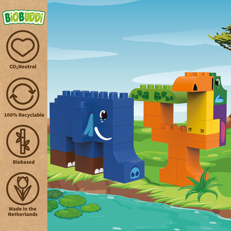 BiOBUDDi BiOBUDDi Jungle Wooden Toy