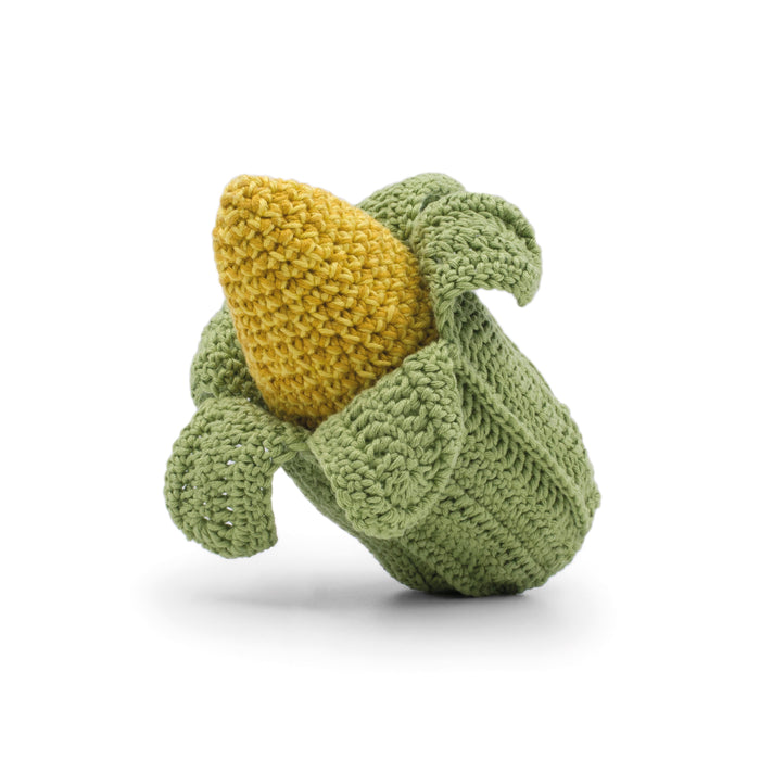 MyuM Patrice Corn Crocheted Baby Rattle - My Little Korner
