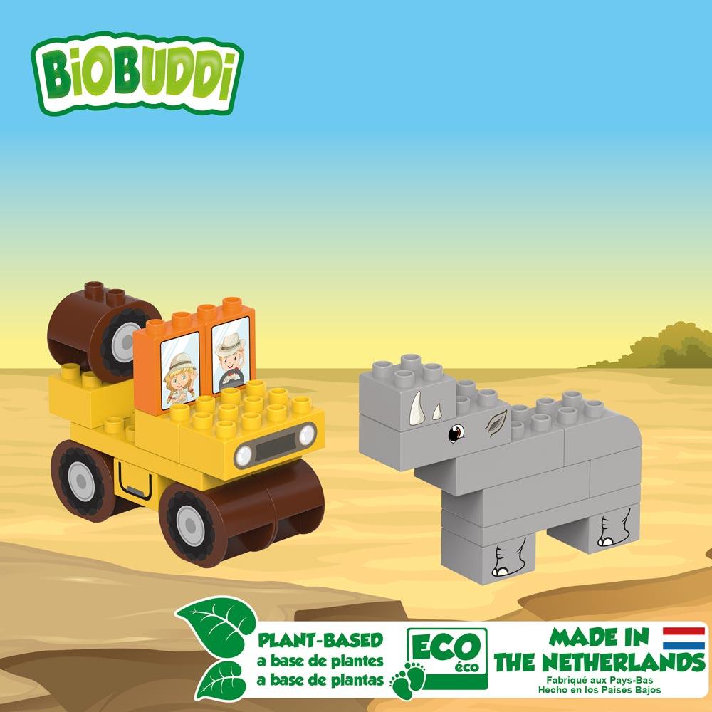 BiOBUDDi BiOBUDDi Animal planet Jeep Wooden Toy