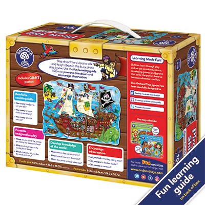 Orchard Toys Orchard Toys - Pirate Ship Jigsaw Puzzle And Poster Puzzles