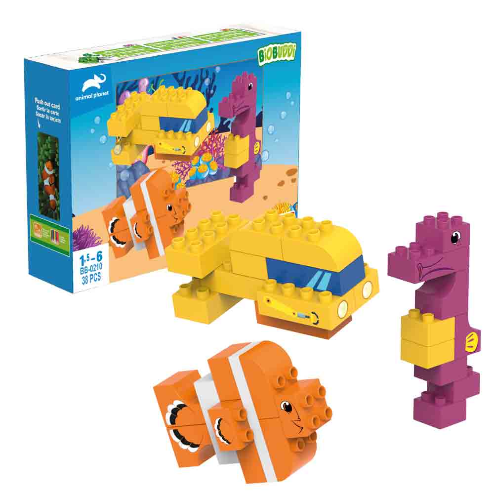 BiOBUDDi BiOBUDDi Animal planet Submarine Wooden Toy