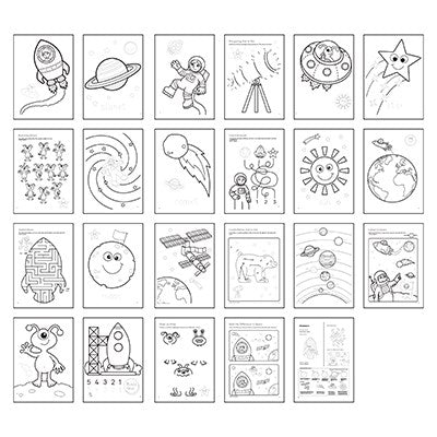 Orchard Toys Orchard Toys - Outer Space Colouring Book Smart Toy