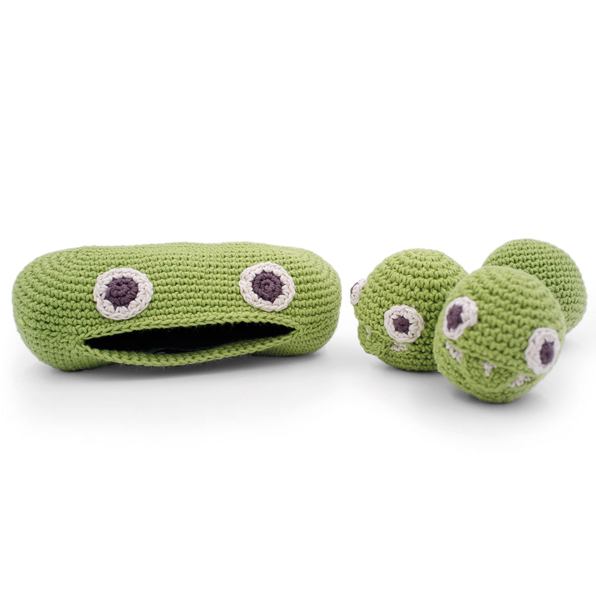 Myum MyuM Green Pea Family Rattle Toy Soft toys