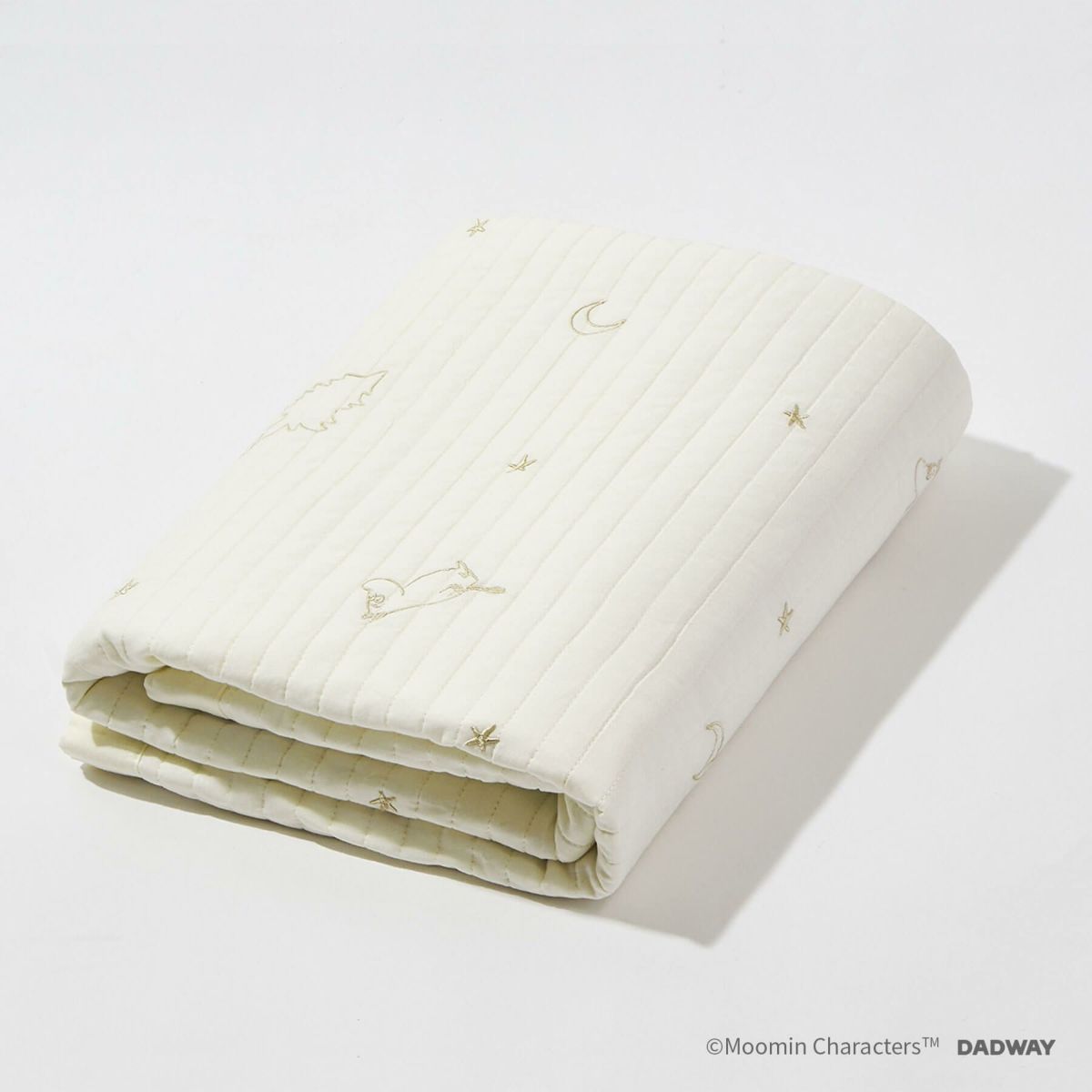 Moomin Baby Quilt Blanket L/White
