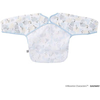Moomin Baby Meal Long Sleeve Bib Shapes Light Blue product image 2