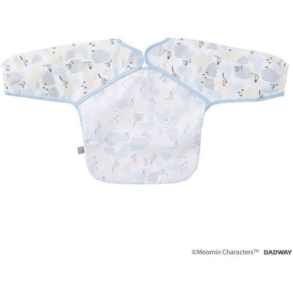 Moomin Baby Moomin Baby Meal Long Sleeve Bib Shapes Light Blue Tops