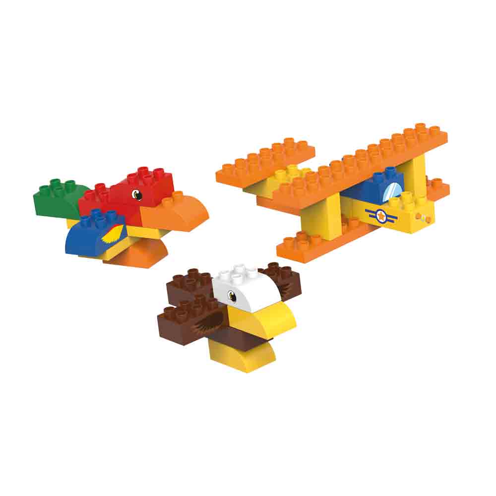 BiOBUDDi BiOBUDDi Animal planet Plane Wooden Toy