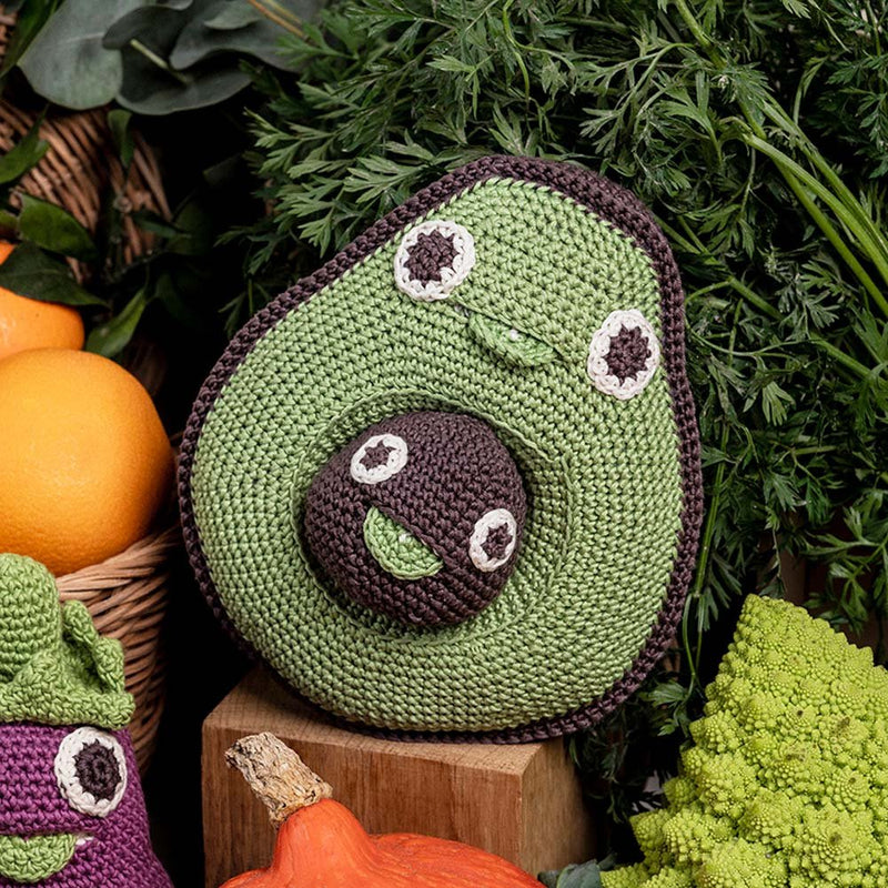 Myum MyuM Mommy Avocado and her baby seed Soft toys