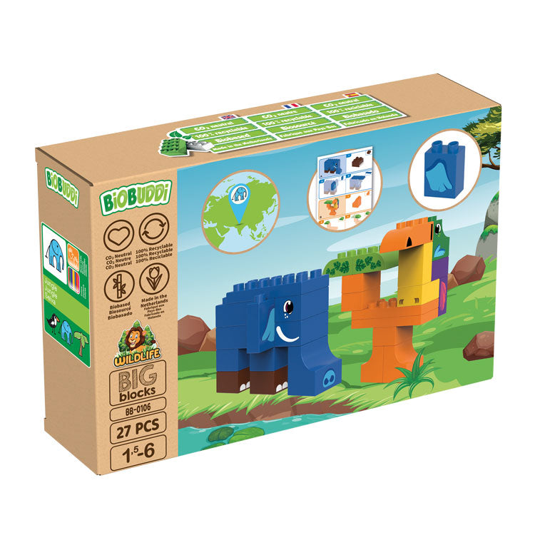 BiOBUDDi BiOBUDDi Jungle Wooden Toy