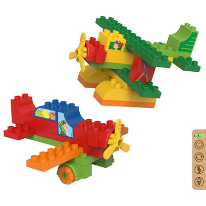 BiOBUDDi BiOBUDDi Planes Wooden Toy