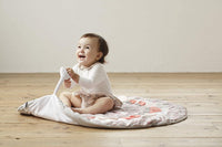 Moomin Baby Reversible Playmat Sunny Mat Round Scandinavian (Pink) product image 1