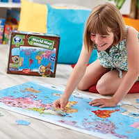 Orchard Toys - World Map Puzzle And Poster product image 2