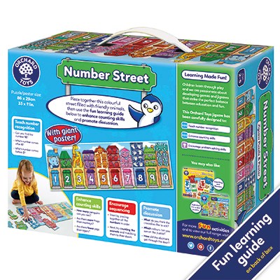 Orchard Toys Orchard Toys - 20 Piece Big Number Street Jigsaw Puzzle Games