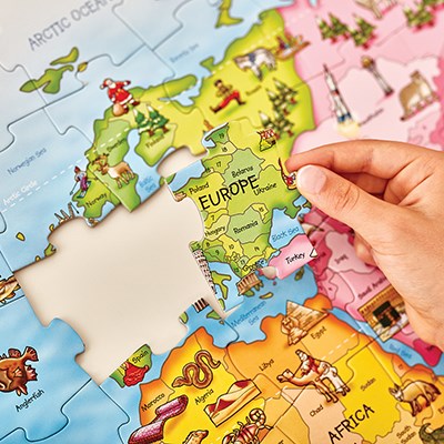 Orchard Toys - World Map Puzzle And Poster product image 7