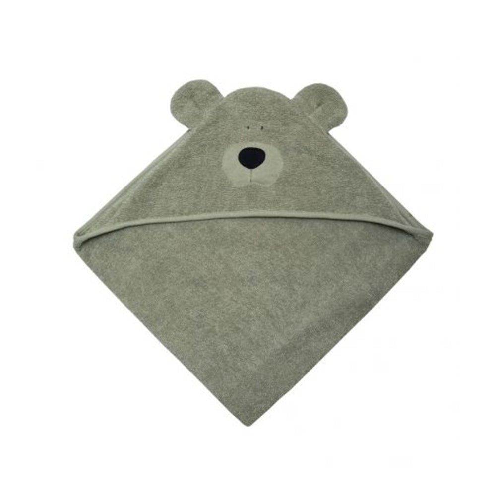 Wooly Organic Wooly Organic Towel Baby - Bear Sage Green Towel