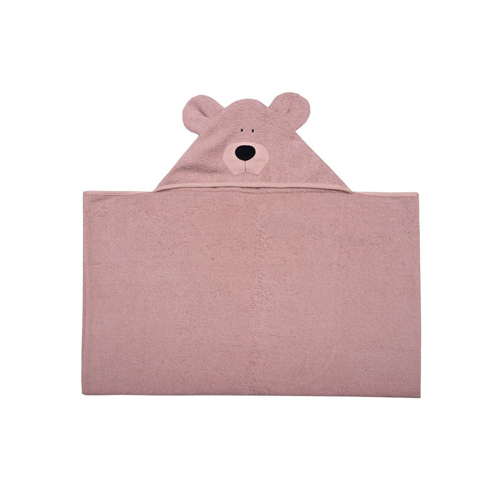 Wooly Organic Wooly Organic Towel Junior - Bear Dusty Pink Towel