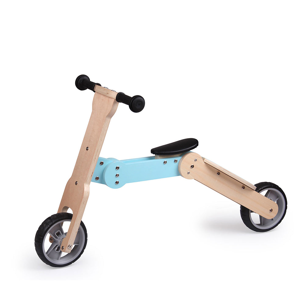 Udeas Udeas Varoom-mini 2in1 scooter-Blue Wooden Toy