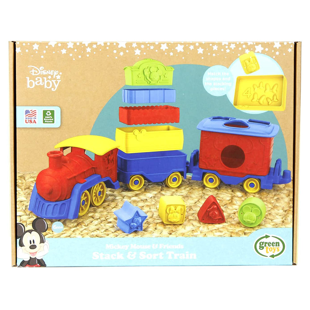 Green Toys Green Toys - Mickey Mouse &amp; Friends (Stack &amp; Sort Train) Transportation