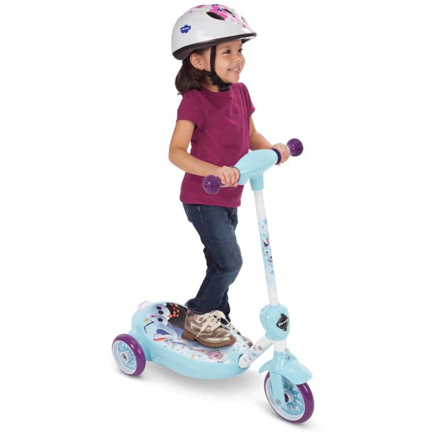 Huffy 迪士尼冰雪奇緣 泡泡電動三輪兒童滑板車