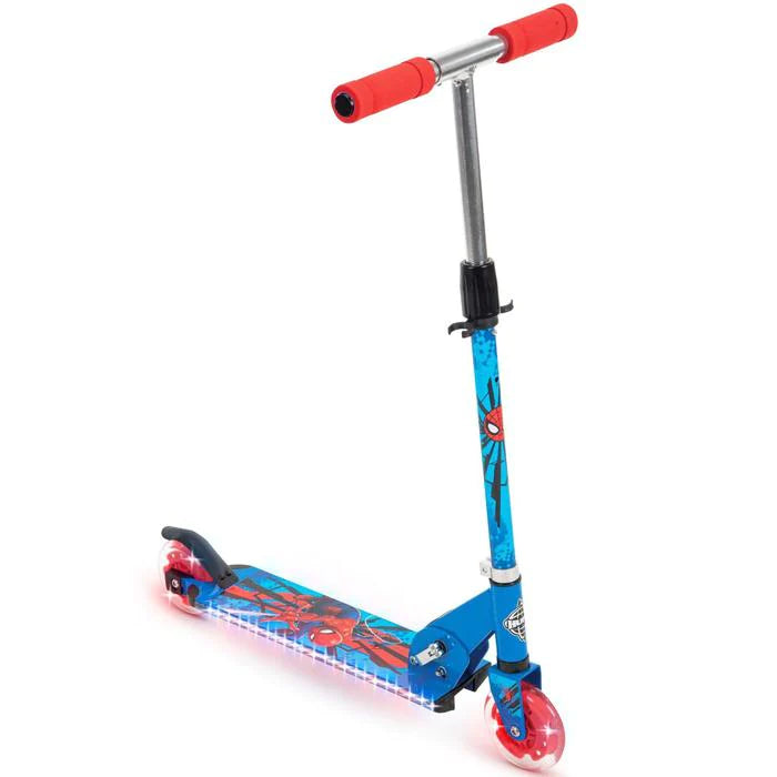 Huffy - Marvel Spider-Man Electro-Light Quick Connect inline Scooter