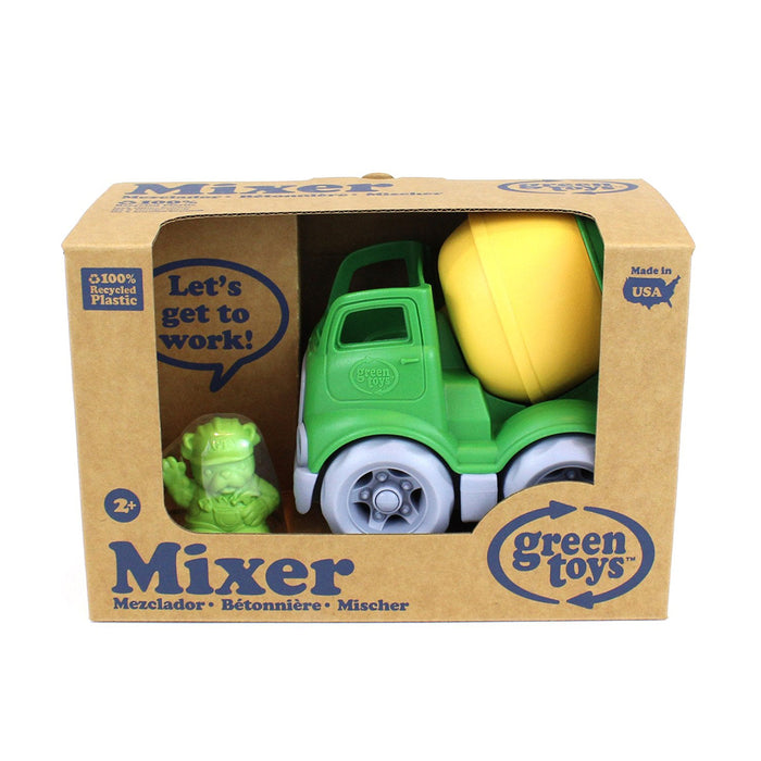 Green Toys - Mixer Construction Truck (Green/Yellow) - My Little Korner