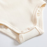 VAUVA Vauva 2022 Xmas Baby Bear Print Long Sleeves Bodysuit (Ivory) Bodysuit