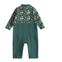 VAUVA Vauva 2022 Xmas Baby Polo Long Sleeves Romper (Green) Romper