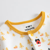 Vauva 2022 Xmas Baby Girl Graphic Print Polo Dress (Red) - My Little Korner