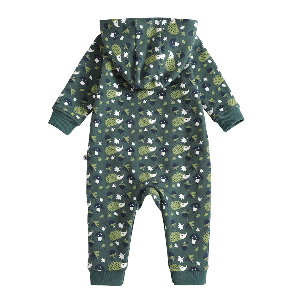 VAUVA Vauva 2022 Xmas Baby Hooded Long Sleeves Romper (Green) Romper