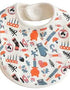 VAUVA Vauva 2022 Xmas Baby All-over Print Bib (Ivory) Bib
