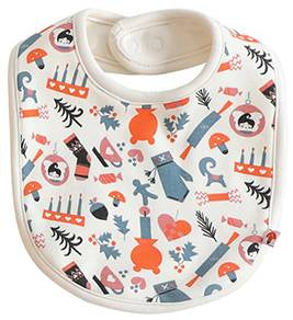 VAUVA Vauva 2022 Xmas Baby All-over Print Bib (Ivory) Bib